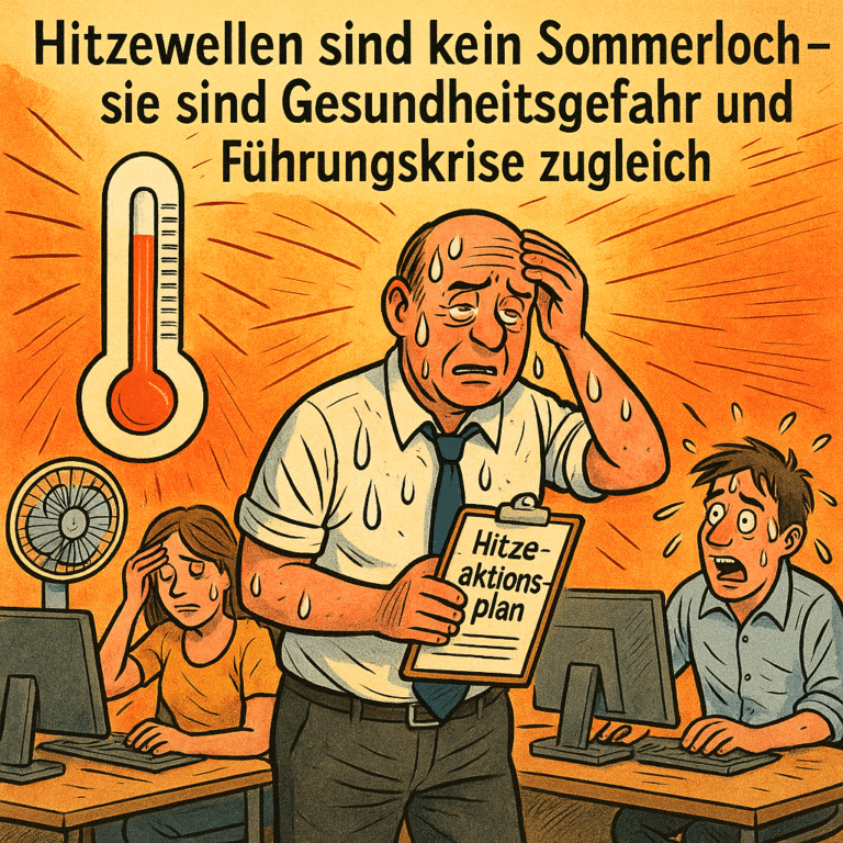 Schwitzend bis zum Kollaps: Warum ein Hitzeaktionsplan kein Sommerthema ist, sondern Überlebensfrage der Wirtschaft