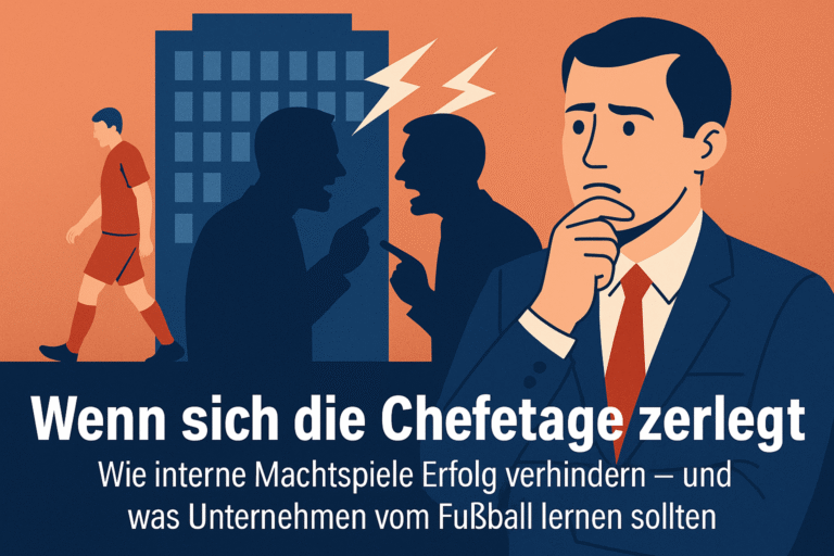 Wenn sich die Chefetage zerlegt: Wie interne Machtspiele Erfolg verhindern